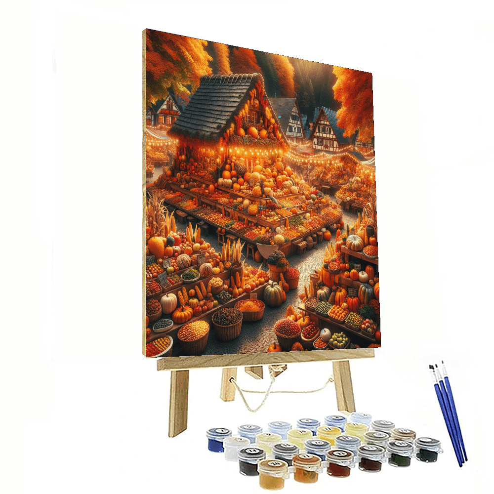 Autumnal Harvest Festival - DIY Painting By Numbers Kit