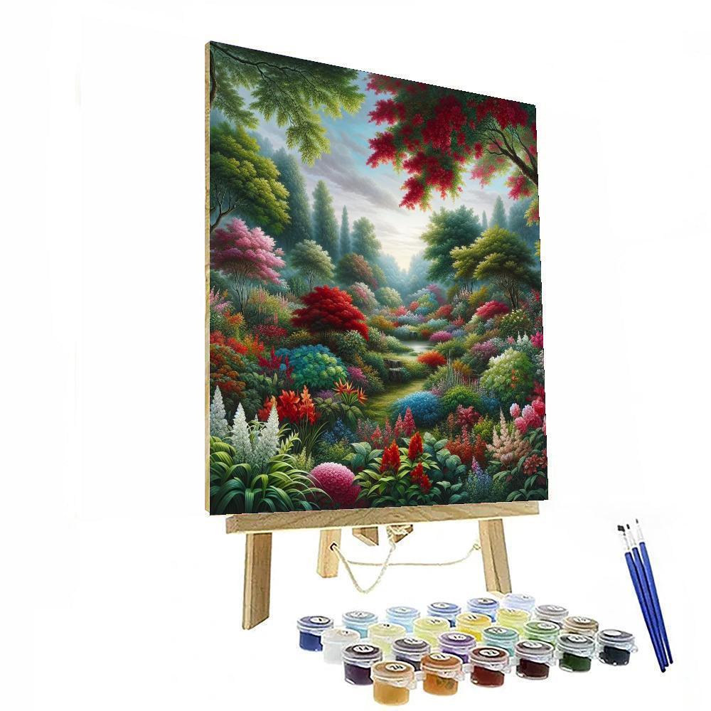 Lush Garden Sanctuary Paint By Color