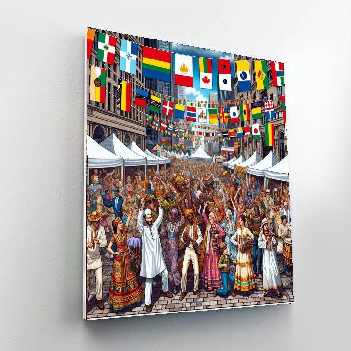 Fête De La Francophonie - Worldwide Numbered Painting Kits