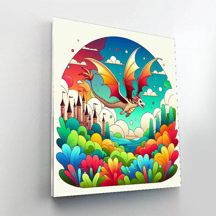Dragon's Fairyland Paint By Numbers
