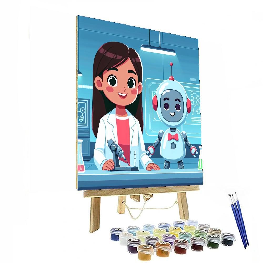 Robotic World Exploration Paint By Numbers Kits