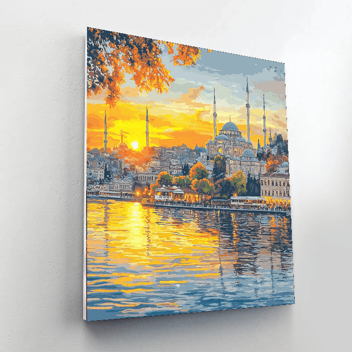 Bosphorus Strait Cruise - Turkey Numbered Painting Kits