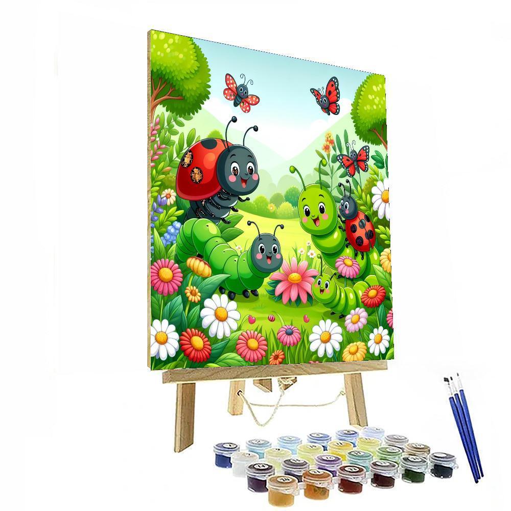 Friendly Bug Explorers Painting Number Kit