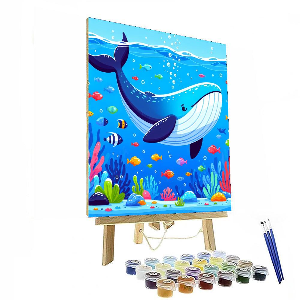 Mighty Whale DIY Paint By Numbers