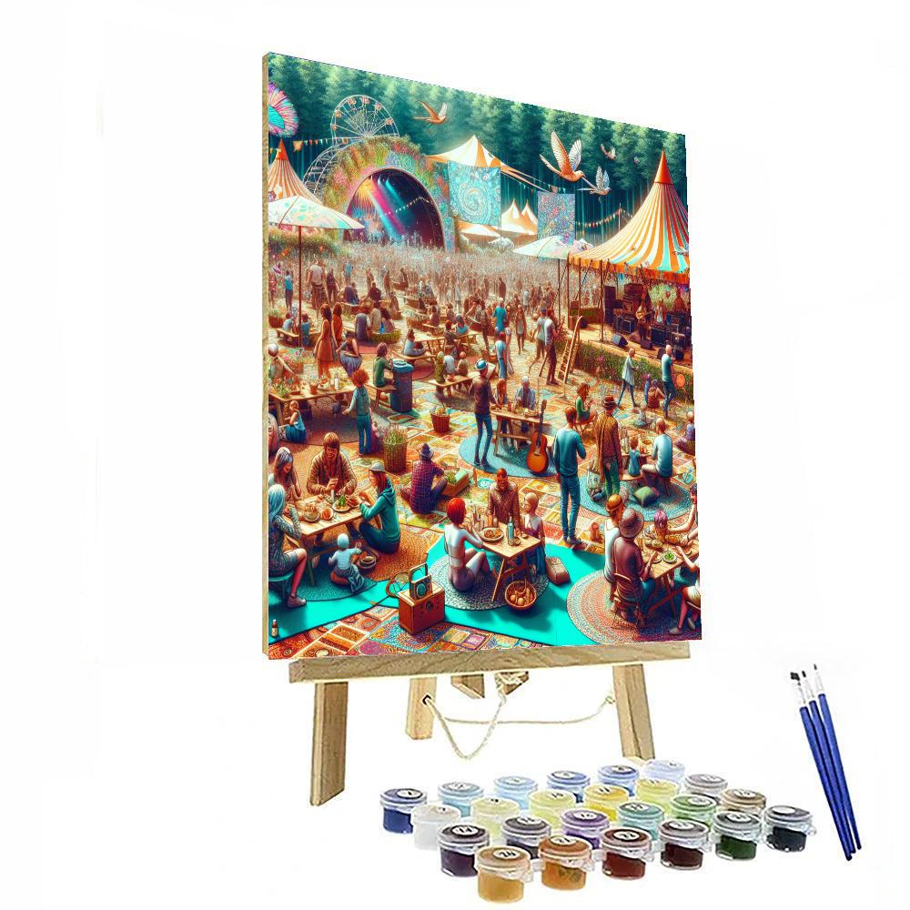 Piknik Ganja Festival Paint By Numbers Kits