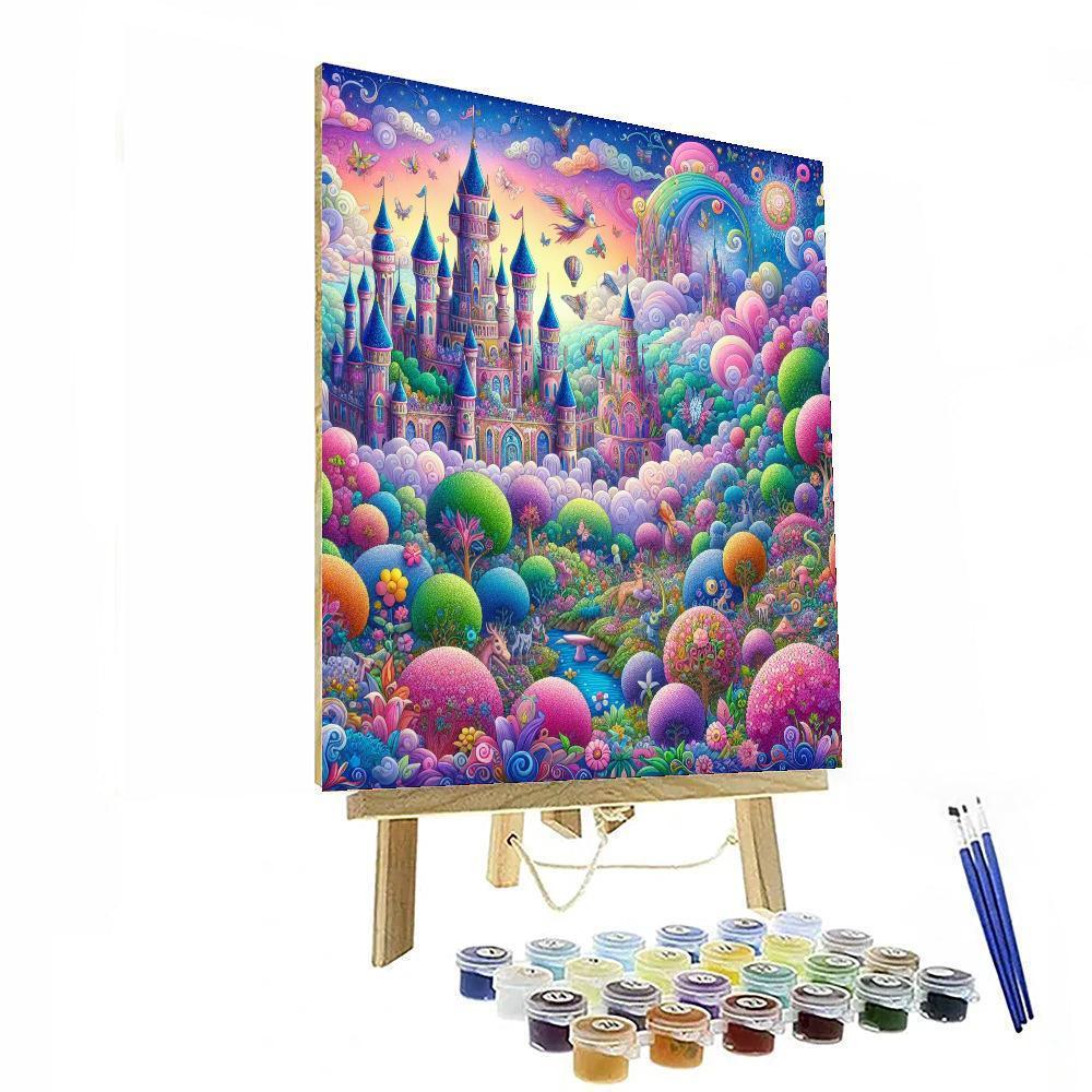Magical Enchanted Kingdom Paint By Color