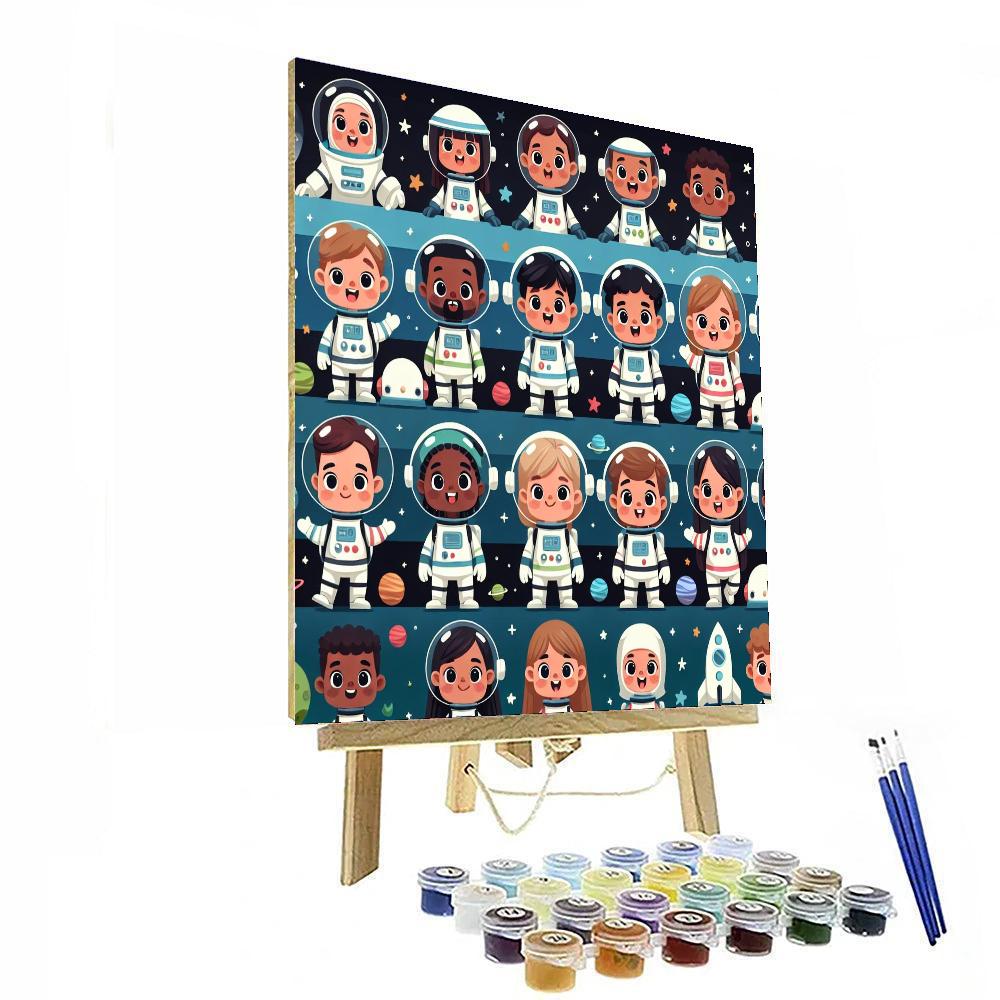 Galactic Adventurers Paint By Color