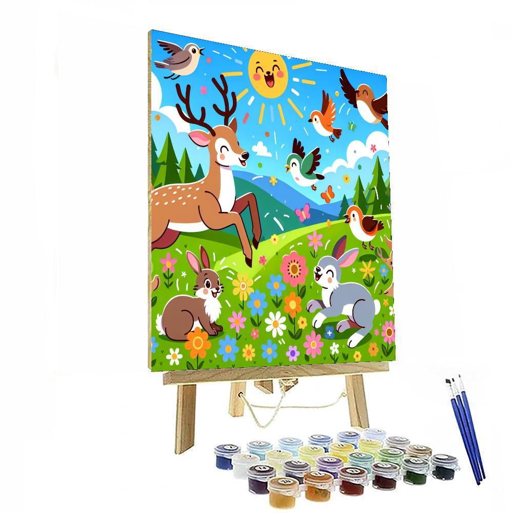 Marvelous Meadow Mingle Paint By Number