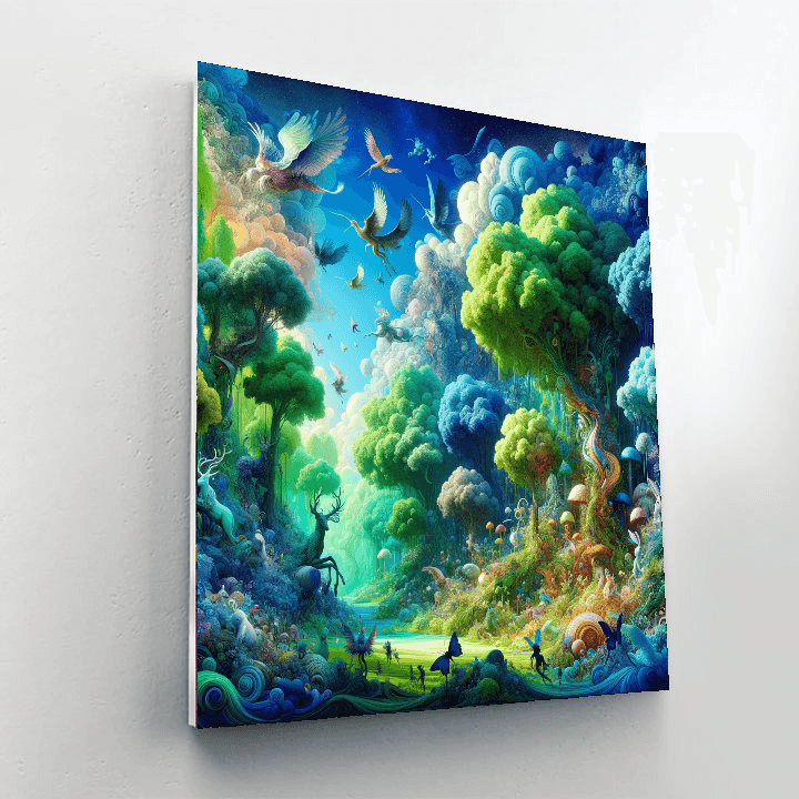 Magical Forest Whimsy Paint By Number