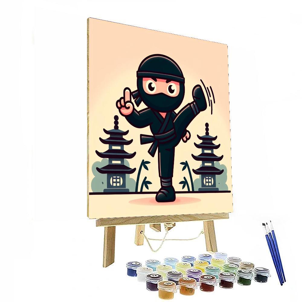 Ninja Warrior Quest DIY Paint By Numbers