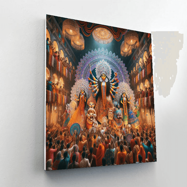 Durga Puja Number Painting