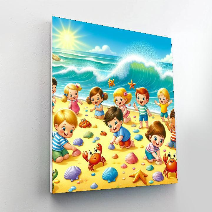 Seaside Discovery For Little Explorers Numbered Painting Kits