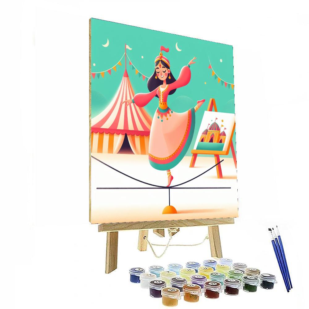 Circus Performer Fun Painting Number Kit