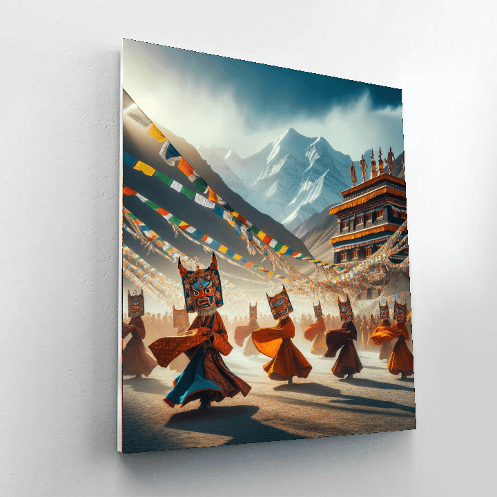 Hemis Festival - Leh Paint By Color