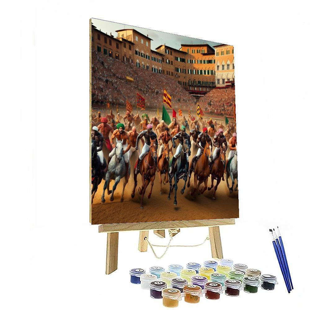 Palio Di Siena - Siena DIY Paint By Numbers