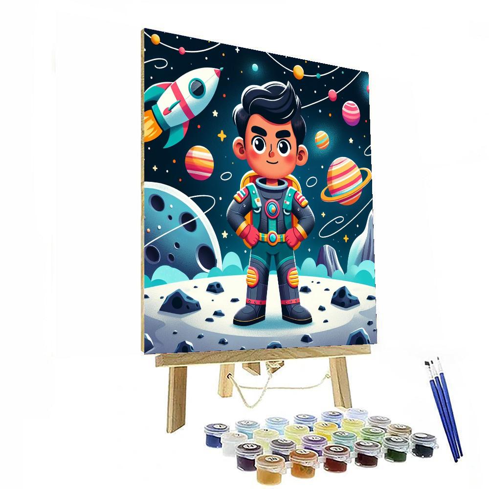 Galactic Hero Number Painting