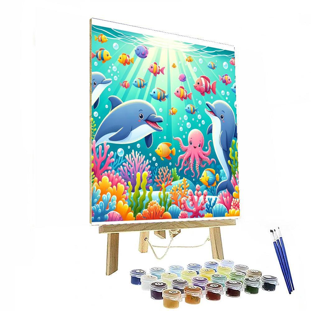 Silly Sea Adventure Painting By Numbers Kit