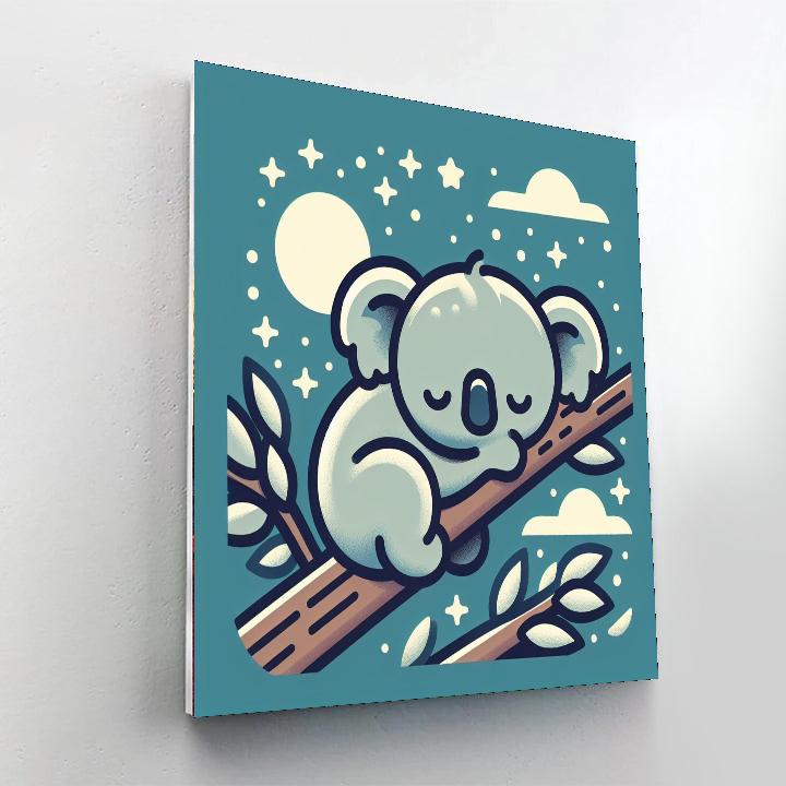 Cuddly Koala Dreamtime Paint By Color