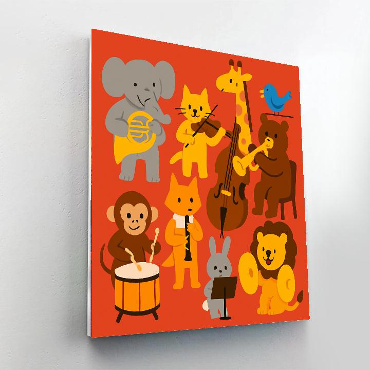 The Animal Orchestra Paint By Number