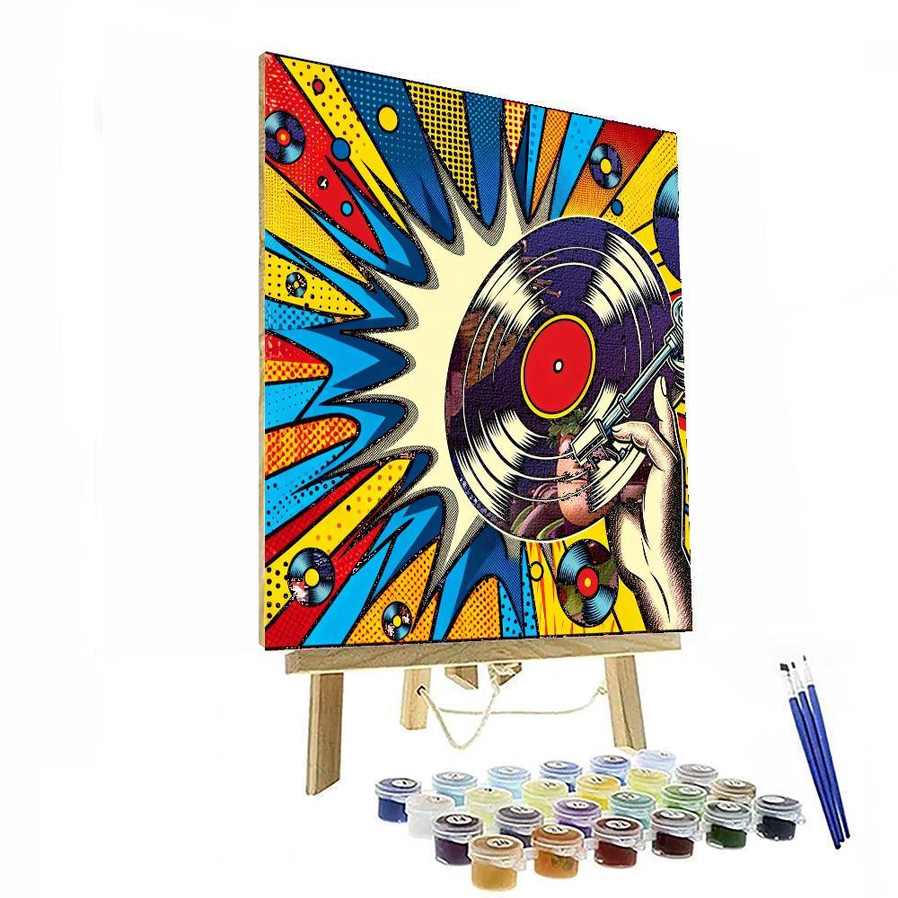 Retro Pop Culture Vibes Numbered Painting Kits