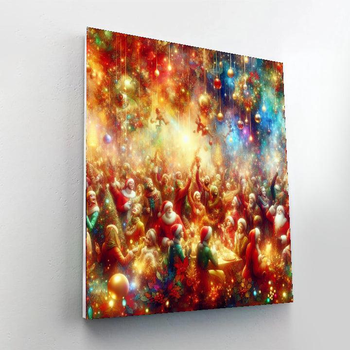 Charming Holiday Festivities Numbered Painting Kits