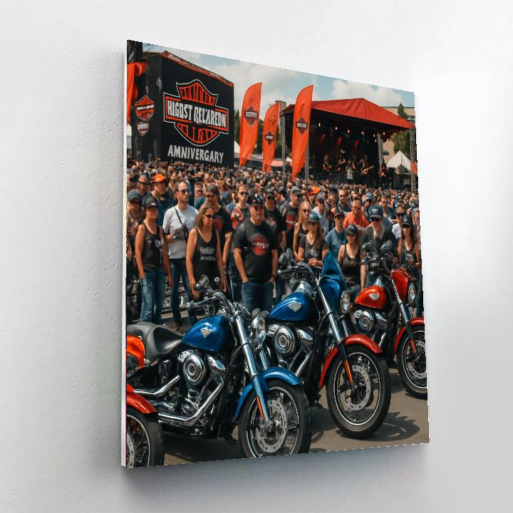 Harley-davidson 115th Anniversary - Usa Numbered Painting Kits