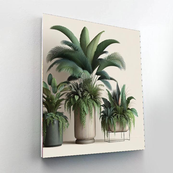 Chic Botanical Arrangement Painting By Numbers Kit
