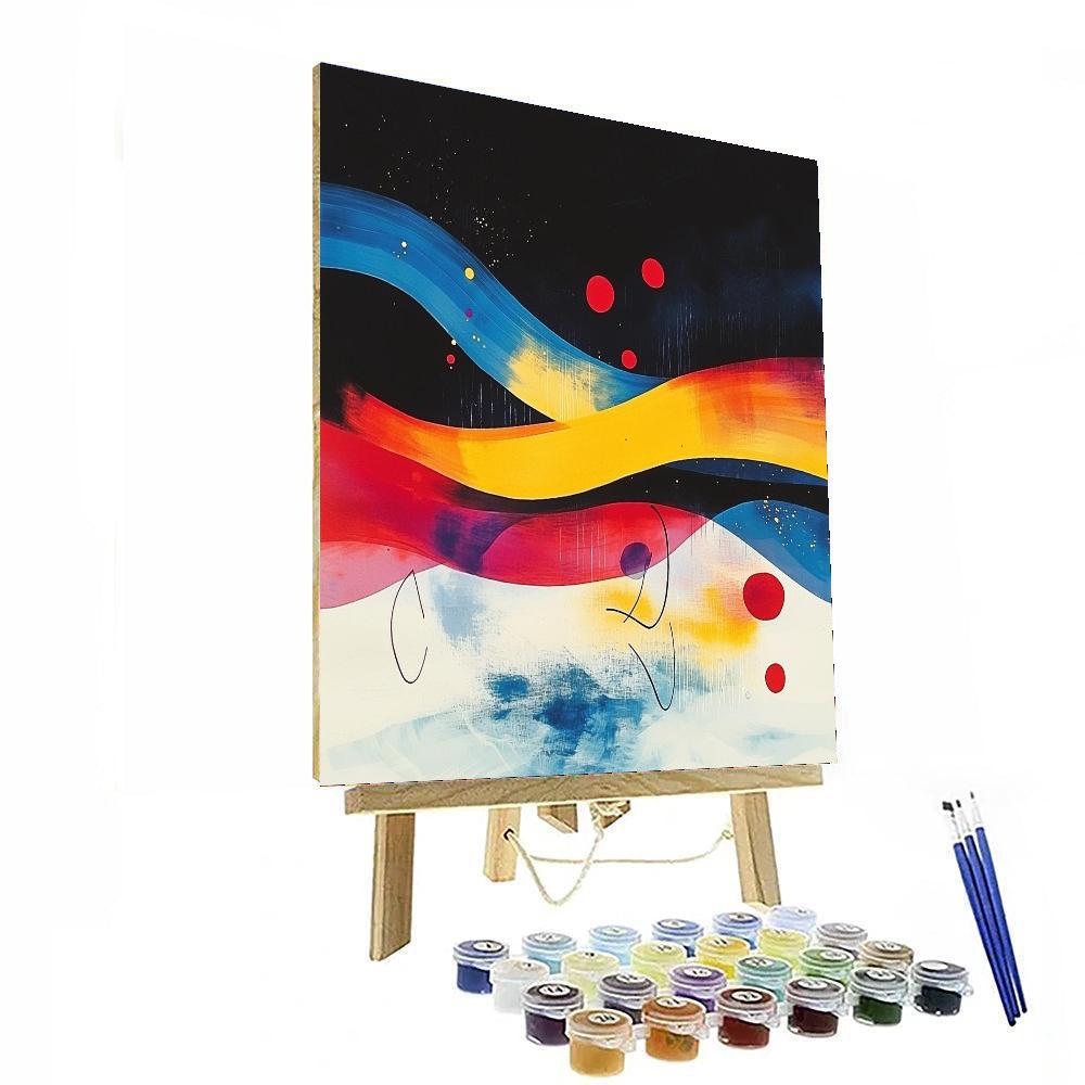 Joan Miró Inspired Echoes Of Inspiration  Painting Number Kit
