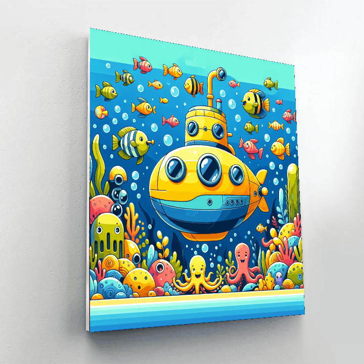 Underwater Discovery Mission Paint By Color