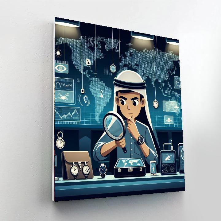 Secret Agent Operation Painting Number Kit