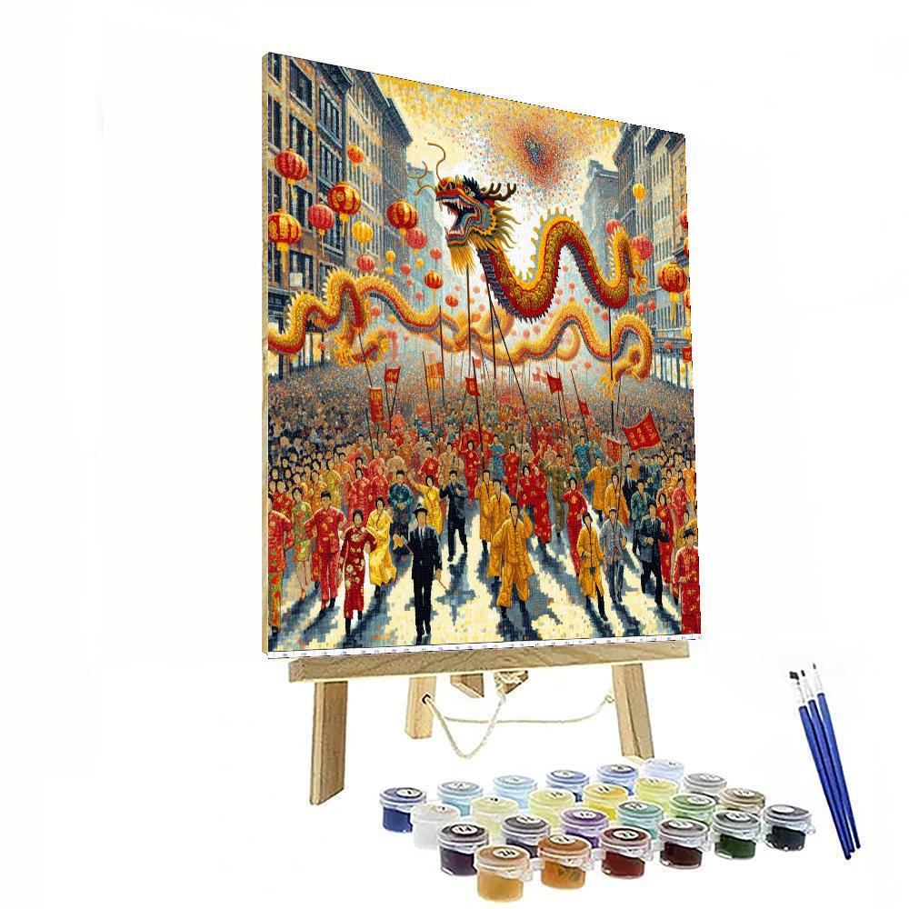 Chinese New Year Parade - China Paint By Number