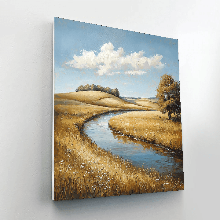 John Constable Inspired Rural Reflections  Paint By Numbers Art