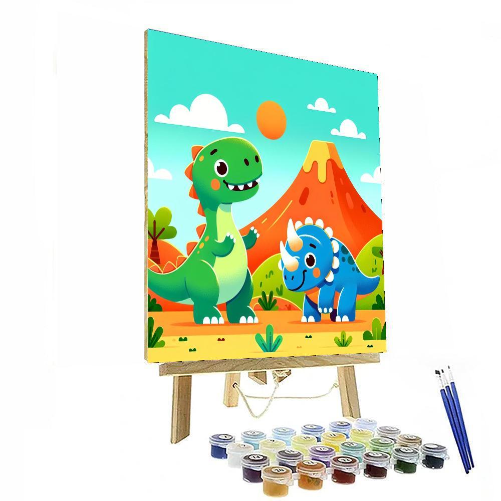 The Great Dinosaur Expedition DIY Paint By Numbers