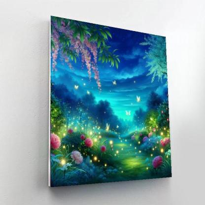 Glowing Firefly Garden Numbered Painting Kits
