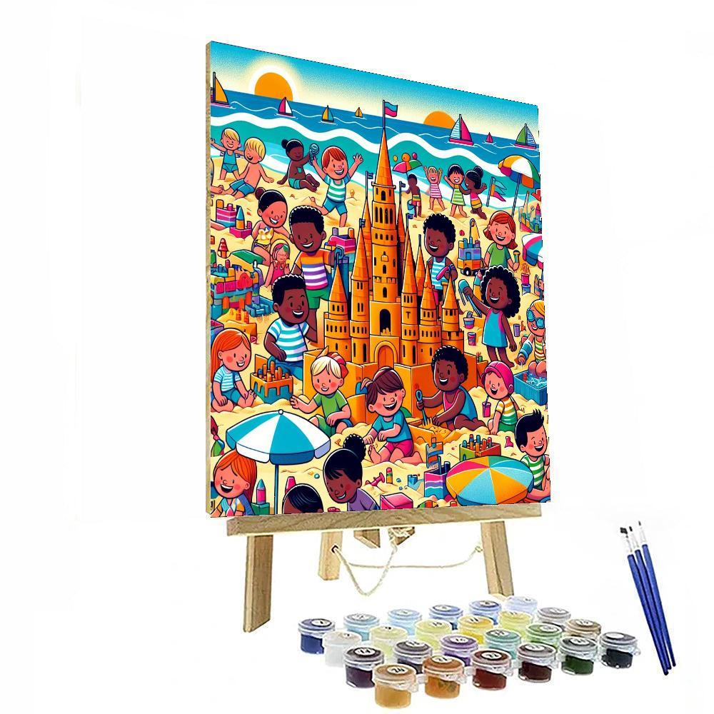 Blissful Beach Bonanza Paint By Numbers Art