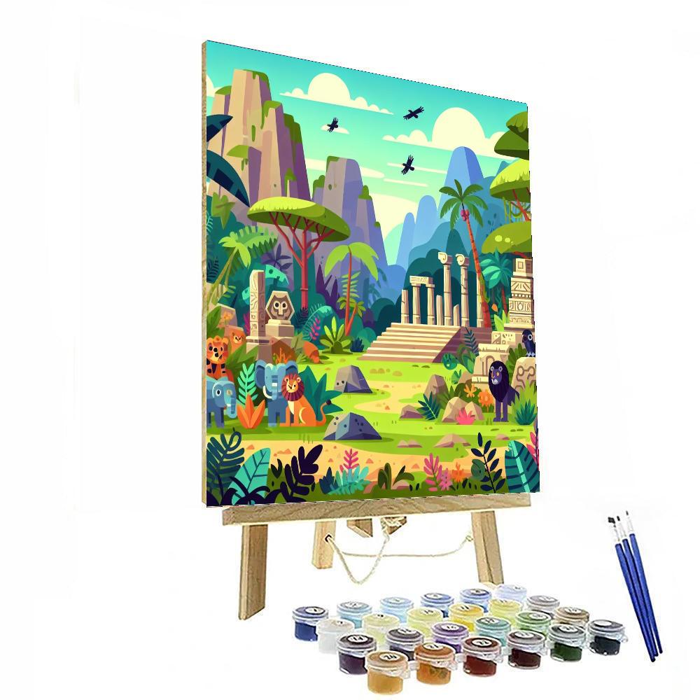 Mysterious Jungle Mystery Numbered Painting Kits