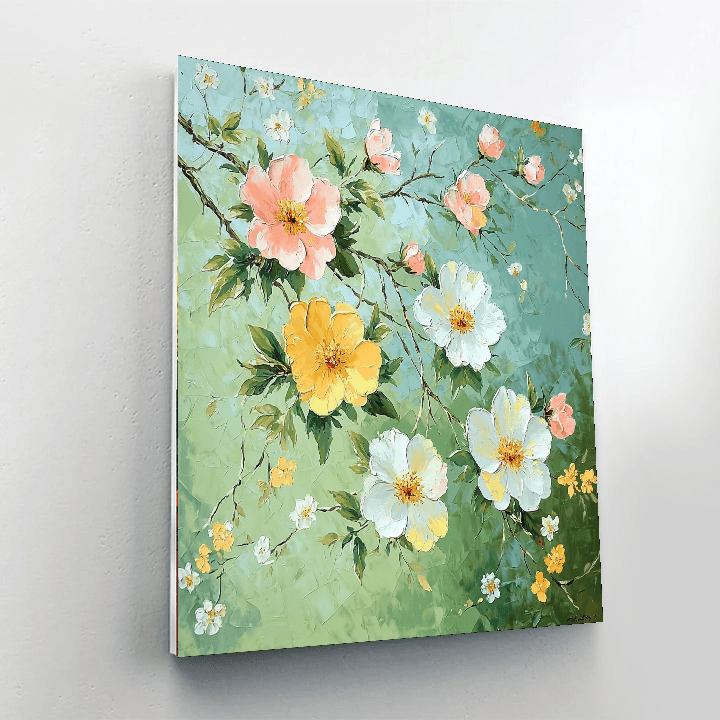 Renoir Inspired Dreamy Blossoms  Paint By Number