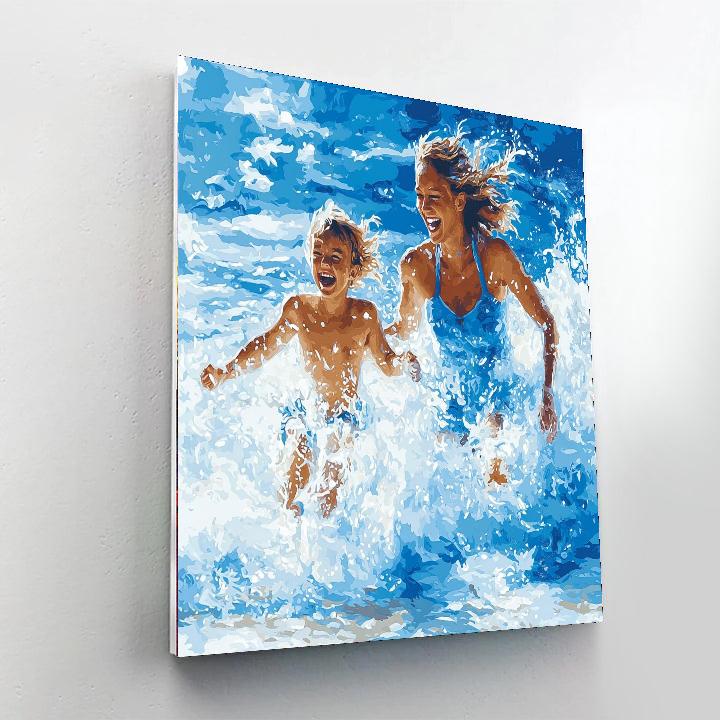 Ocean Waves Of Laughter DIY Paint By Numbers