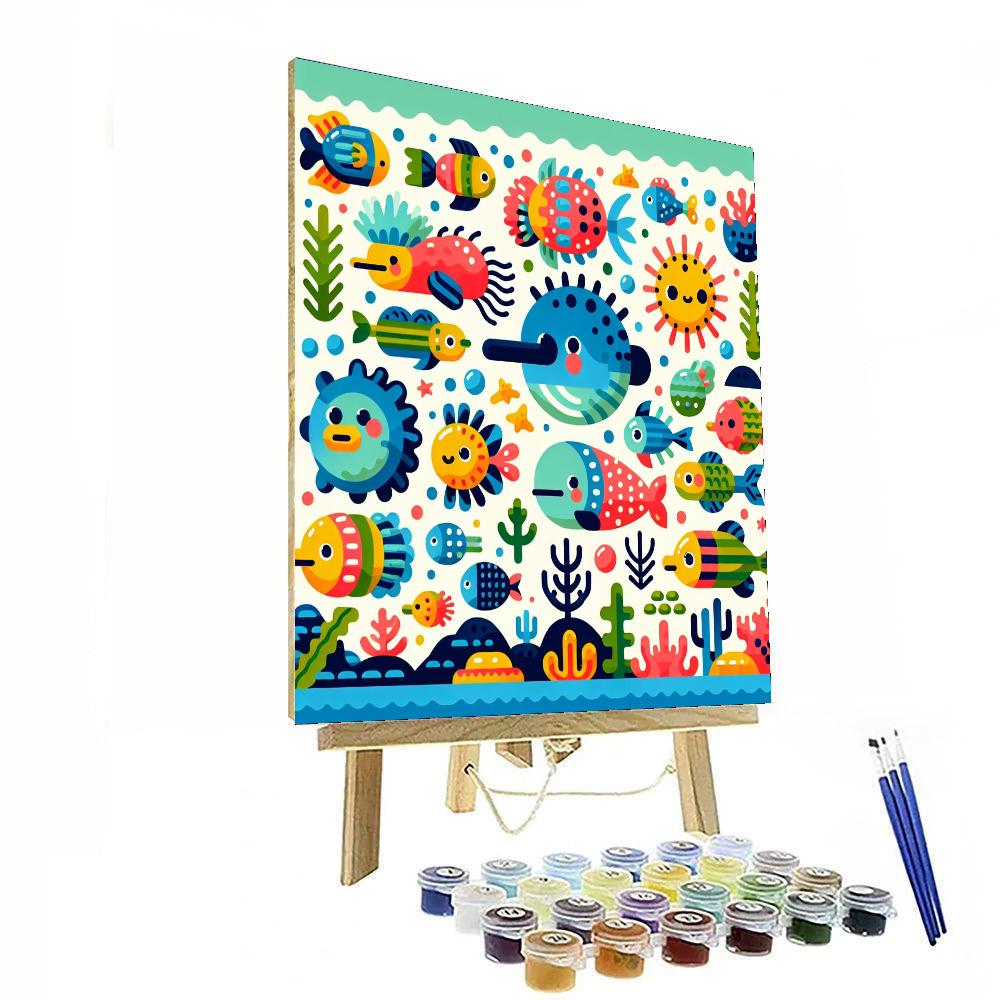 Ocean Odyssey Exploration Paint By Numbers Art