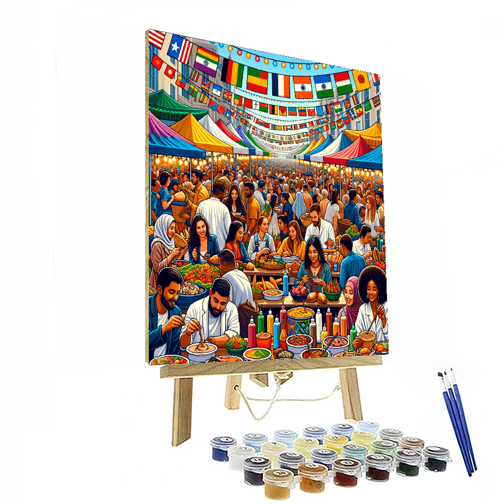 The International Festival Of Street Food DIY Paint By Numbers