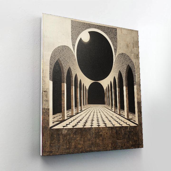 M.C. Escher Inspired Eclipse Of Patterns  Paint By Numbers Kits