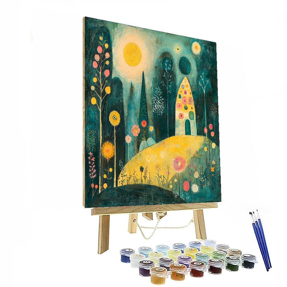 Paul Klee Inspired Imaginative Landscapes  Numbered Painting Kits