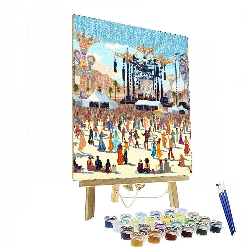 Coachella Music And Arts Festival - Usa Number Painting