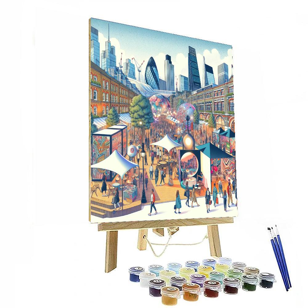 London Design Festival - United Kingdom Number Painting