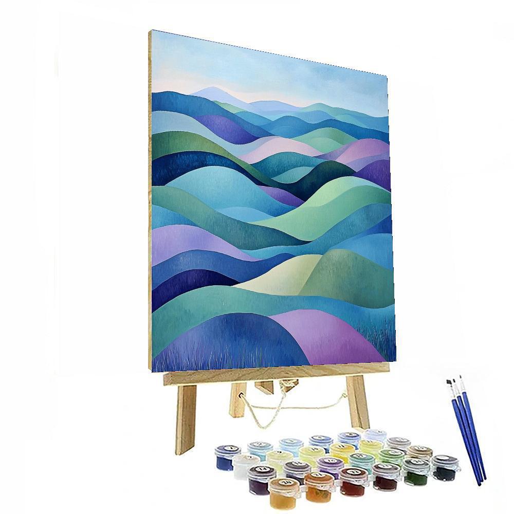 Paul Cézanne Inspired Dreamscape Valleys  Paint By Numbers Art