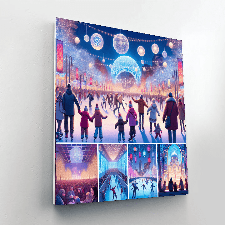 Montreal En Lumiere DIY Paint By Numbers