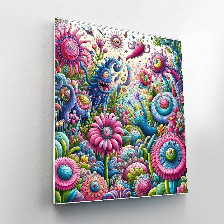 Charming Fantasy Garden Paint By Numbers