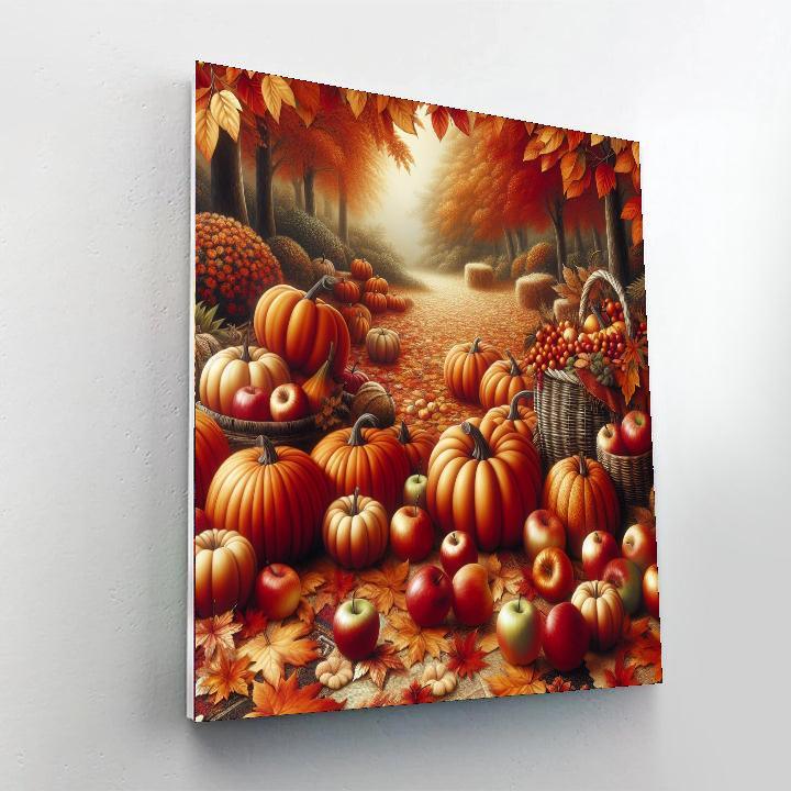 Bountiful Harvest Festival Painting Number Kit