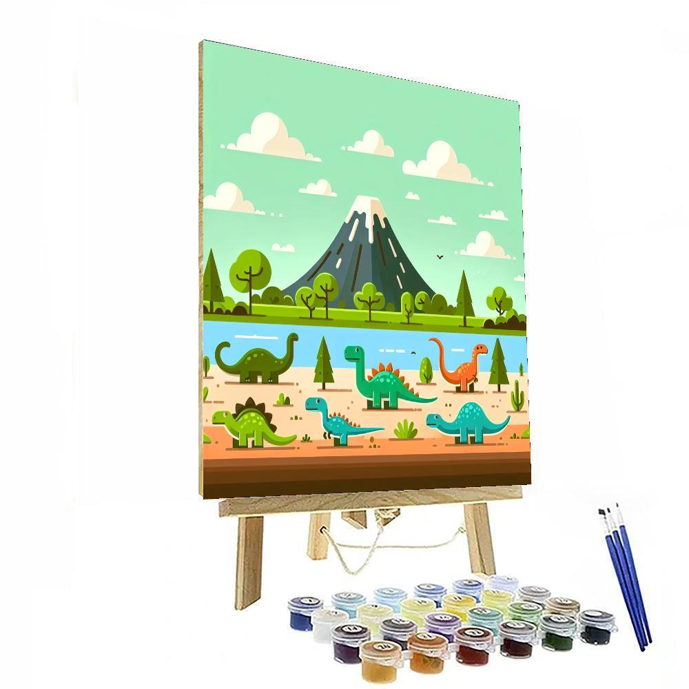 Dino Discovery Delight Paint By Color