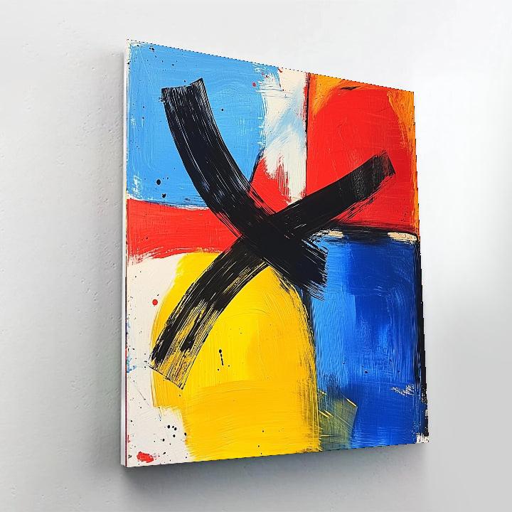 Joan Miró Inspired Imagination's Palette  Paint By Numbers Art